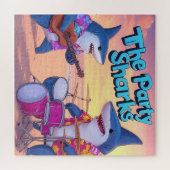 De partij Sharks Band Legpuzzel (Horizontaal)