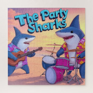 De partij Sharks Band Legpuzzel