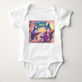 De partij Sharks Band Romper