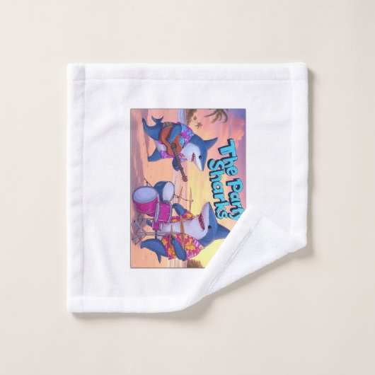 De partij Sharks Band Washandje (Wasdoekje)