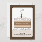 DE PARTIJ Tarot Stijl Verjaardag Cake Slice Party Kaart (Achterkant)