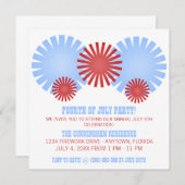 De partij van de Dag van de Onafhankelijkheid van  Kaart (Voorkant / Achterkant)