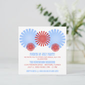 De partij van de Dag van de Onafhankelijkheid van  Kaart (Staand voorkant)