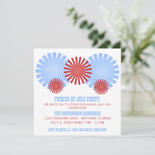 De partij van de Dag van de Onafhankelijkheid van Kaart (Staand voorkant)