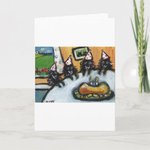 De partij van de de zomerverjaardag van Schipperke Kaart