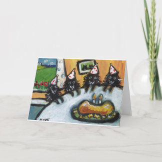 De partij van de de zomerverjaardag van Schipperke Kaart