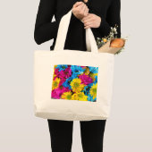 De Partij van de Douche van Daisy Flowers Blossoms Grote Tote Bag (Voorkant (product))