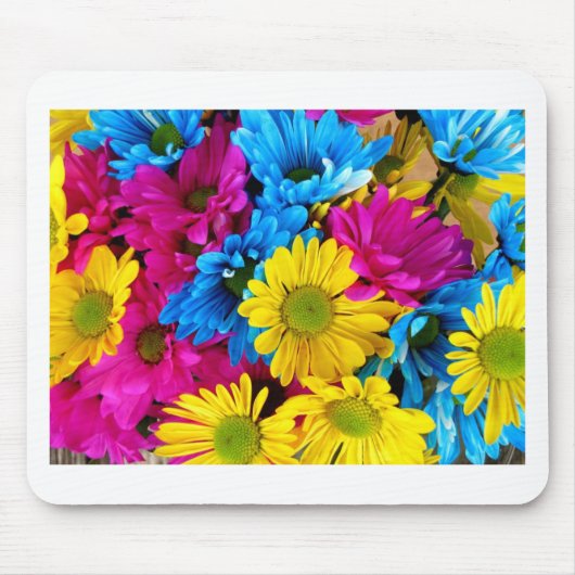 De Partij van de Douche van Daisy Flowers Blossoms Muismat (Voorkant)