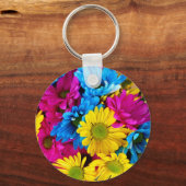 De Partij van de Douche van Daisy Flowers Blossoms Sleutelhanger (Voorkant)