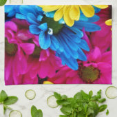 De Partij van de Douche van Daisy Flowers Blossoms Theedoek (Gevouwen)