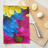 De Partij van de Douche van Daisy Flowers Blossoms Theedoek (Quarter Fold)