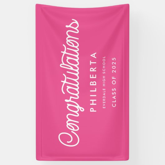 De partij van de Graduatie van het manuscript van  Spandoek (Verticaal)