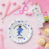 De partij van de Haai van afstuderen Papieren Bordje (Feest)