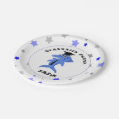 De partij van de Haai van afstuderen Papieren Bordje (Gekanteld)