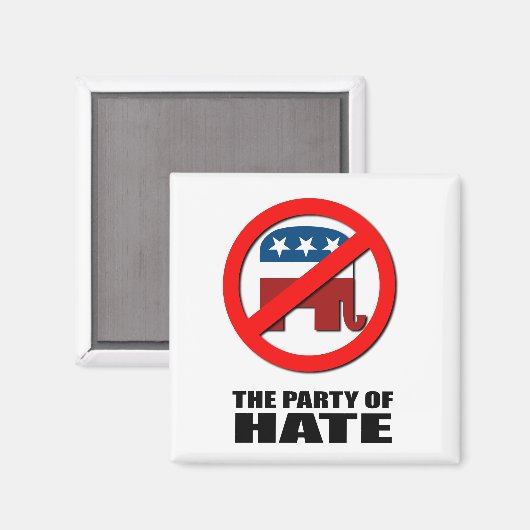 De Partij van de Haat Magneet (Voorkant / Achterkant)
