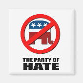 De Partij van de Haat Magneet (Voorkant)