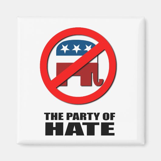 De Partij van de Haat Magneet (Voorkant)