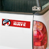 De Partij van de Hate Bumpersticker (Op Truck)