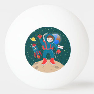 De partij van de het kindverjaardag van de pingpongbal