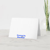 De Partij van de Hond van de Berg van Bernese Kaart (Achterkant)