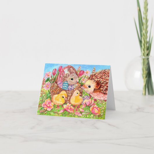 De Partij van de lente Feestdagen Kaart (Voorkant)