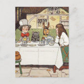 De partij van de Mad Tea Briefkaart (Voorkant)