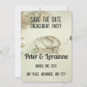 De Partij van de overeenkomst - sparen de datum. b Kaart (Voorkant)