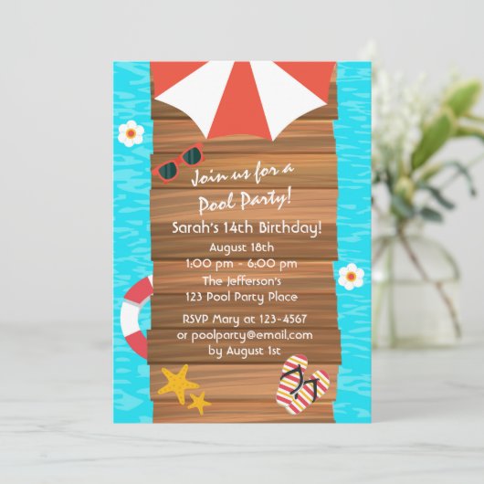 De Partij van de pool Kaart (Staand voorkant)