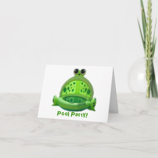 De Partij van de pool! Uitnodiging (Voorkant)