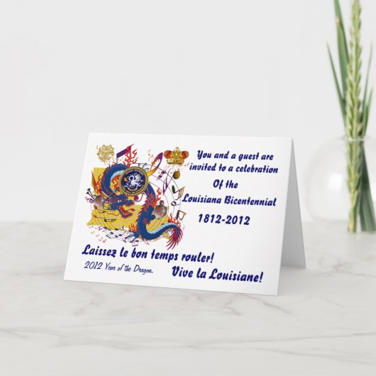 De Partij van de verjaardag Belangrijk Louisiane (Voorkant)