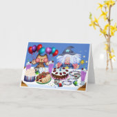 De Partij van de verjaardag Kaart (Gele Bloem)