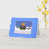 De partij van de Verjaardag Kaart (Gele Bloem)