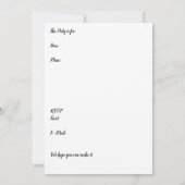 De Partij van de verjaardag nodigt voor 4 juli met Kaart (Achterkant)