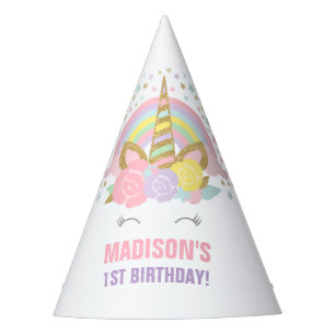 De Partij van de Verjaardag van de Eenhoorn van Feesthoedjes