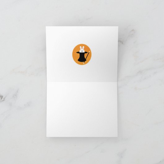 De Partij van de Verjaardag van de tovenaar dankt Bedankkaart (Binnen)