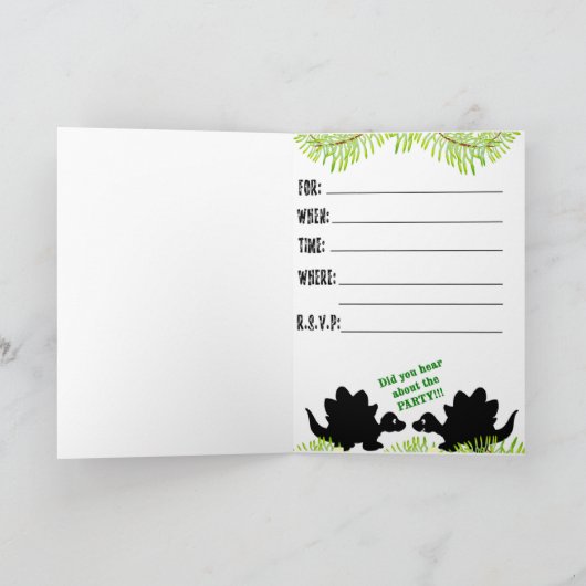 De Partij van de Verjaardag van Dinobites (Binnen)