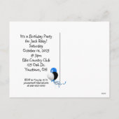 De Partij van de Verjaardag van het Feestdagenkaart (Achterkant)