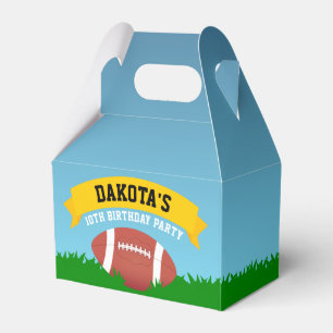 De Partij van de Verjaardag van het football Bedankdoosjes