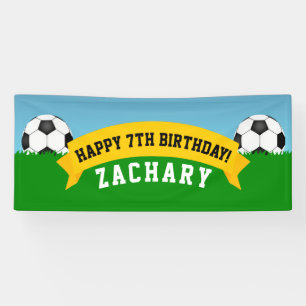 De Partij van de Verjaardag van het voetbal Spandoek