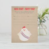 De Partij van de Vrijgezellin van de Nacht van Kaart (Staand voorkant)