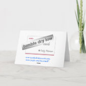 De partij van het huwelijk dankt u bedankkaart (Achterkant)