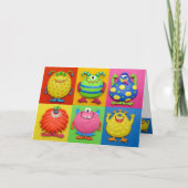 De Partij van het monster dankt u Bedankkaart (Voorkant)