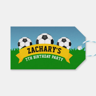 De Partij van het voetbal Cadeaulabel