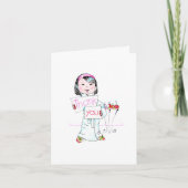 De Partij van Spa'thday dankt u nota neemt van Bedankkaart (Voorkant)