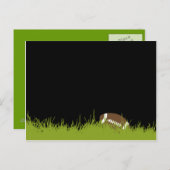 De partijtijd van het football briefkaart (Voorkant / Achterkant)