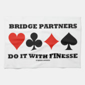 De Partners van de brug doen het met Finesse (Kaar Theedoek (Horizontaal)