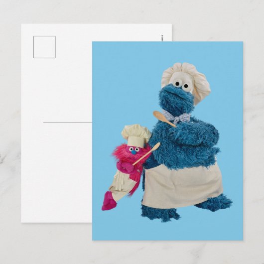 De partners van de voedseltruck van Cookie Monster Briefkaart (Voorkant / Achterkant)