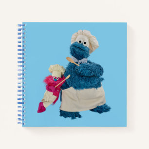 De partners van de voedseltruck van Cookie Monster Notitieboek