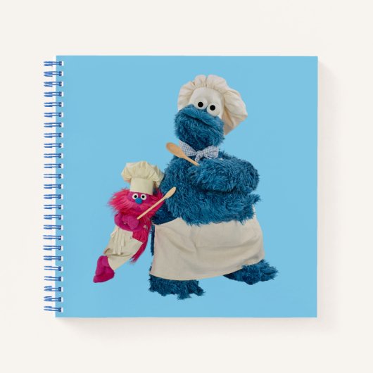 De partners van de voedseltruck van Cookie Monster Notitieboek (Voorkant)