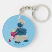 De partners van de voedseltruck van Cookie Monster Sleutelhanger (Achterkant)